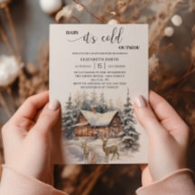 冬の雪 赤ちゃん 外は寒い ベビーシャワー