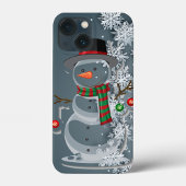 冬の雪 iPhoneケース