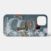 冬の雪 iPhoneケース