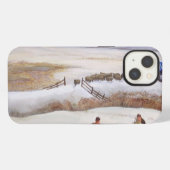 冬の雪 iPhoneケース (裏面横)