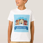 冬の雪 Tシャツ (正面)