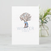 冬の雰囲気 招待状 (スタンド正面)