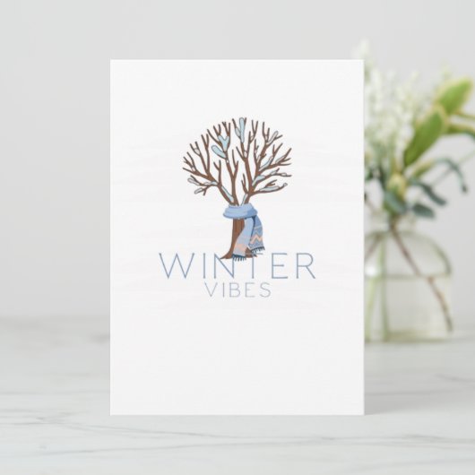 冬の雰囲気 招待状 (スタンド正面)