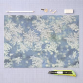 冬の霜の抽象芸術写真-《写真》ぼけ味効果 薄葉紙 (クラフト)