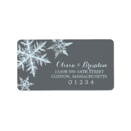 冬の霜の雪 |アドレス ラベル