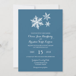 冬の霜の雪 | 結婚s 招待状