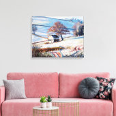 冬の霜2009 キャンバスプリント (インサイチュ (リビング))