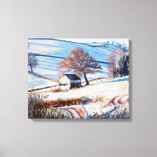 冬の霜2009 キャンバスプリント (正面)