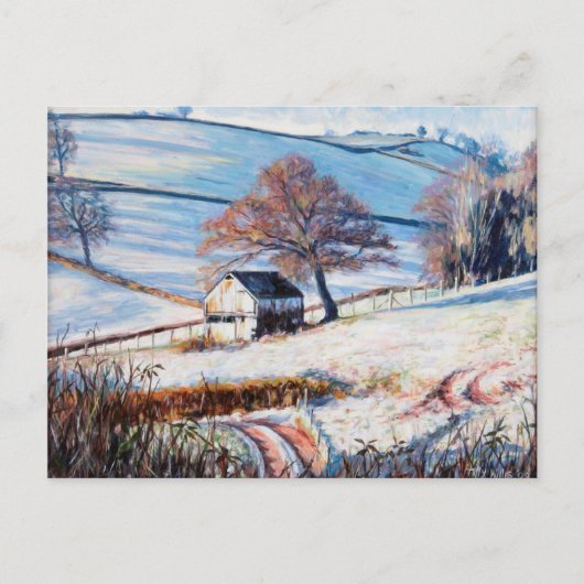 冬の霜2009 ポストカード (正面)