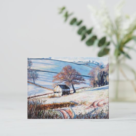 冬の霜2009 ポストカード (スタンド正面)