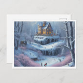 冬の霜 シーズンポストカード (正面/裏面)