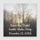 冬の霧サンライズ自然写真 (正面)