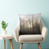 冬の霧サンライズ自然写真 クッション (椅子)