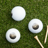 冬の霧サンライズ自然写真 ゴルフボール (インサイチュ 芝生)