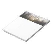 冬の霧サンライズ自然写真 ノートパッド (回転)