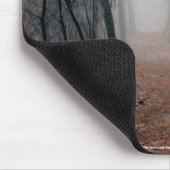 冬の霧 – トレイルのギフトで見える終わりなし マウスパッド (コーナー)