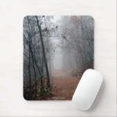 冬の霧 – トレイルのギフトで見える終わりなし マウスパッド (マウス)