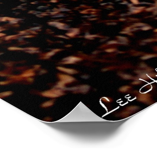 冬の霧 – トレイルのポスターに終わりがない ポスター (角)