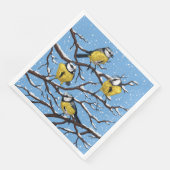 冬の青いティットの鳥 (コーナー)