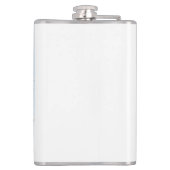 冬の青いティットの鳥 フラスク (裏面)