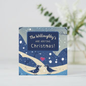 冬の青い鳥たちの恋のクリスマスウェディング セーブザデート (スタンド正面)