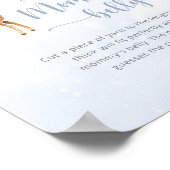 冬の青い鹿どのように大きいママの腹のゲーム ポスター (角)