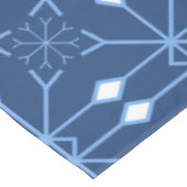 冬の青と氷のテーブルクロス テーブルクロス (アングル)