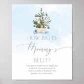 冬の青どのぐらい大きいママの腹ゲーム ポスター (正面)