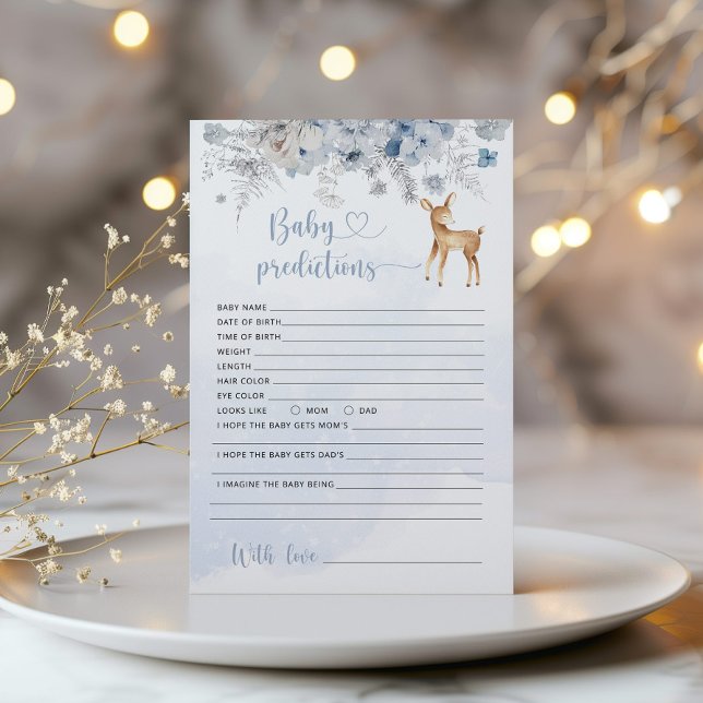 冬の青のベビー鹿のベビー予測 (クリエイターアップロード済み)