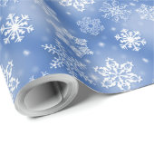冬の青の雪 ラッピングペーパー (ロールコーナー)