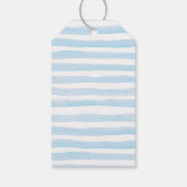 冬の青トラックの森の好意ギフトタグ ギフトタグ (裏面)