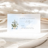 冬の青ママの腹の大きさ エンクロージャーカード