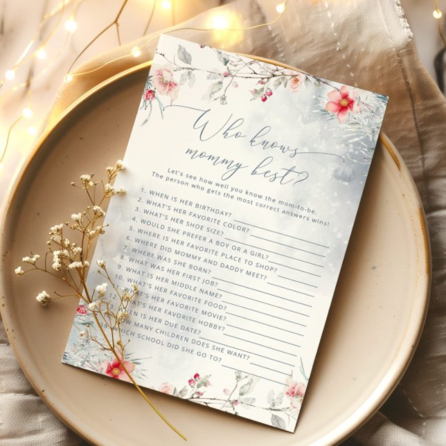 冬の青誰がママの赤ん最高の坊のシャワーゲームを知っている (クリエイターアップロード済み)