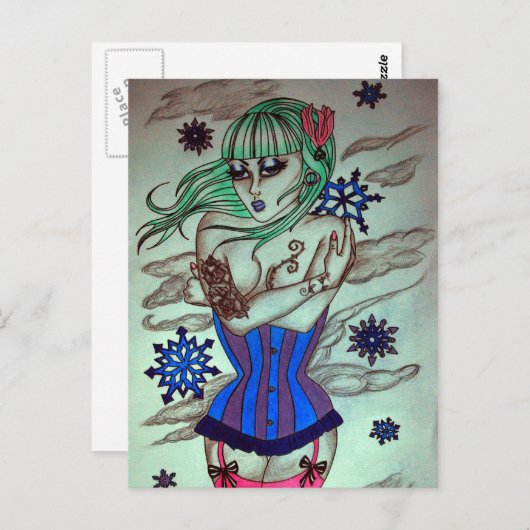 冬の青 ポストカード (正面/裏面)