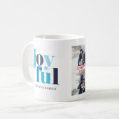 冬の青「喜び」の3枚の写真ギャラリー コーヒーマグカップ (正面左)