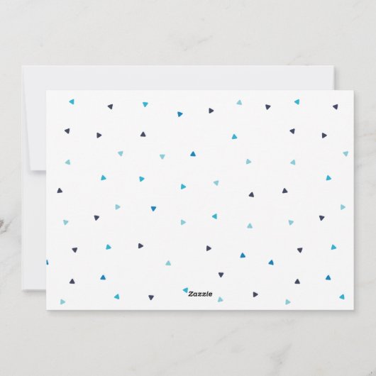 冬の青「喜び」5枚の写真のギャラリーフェスティバル シーズンカード (裏面)