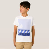 冬の青 Tシャツ (正面フル)