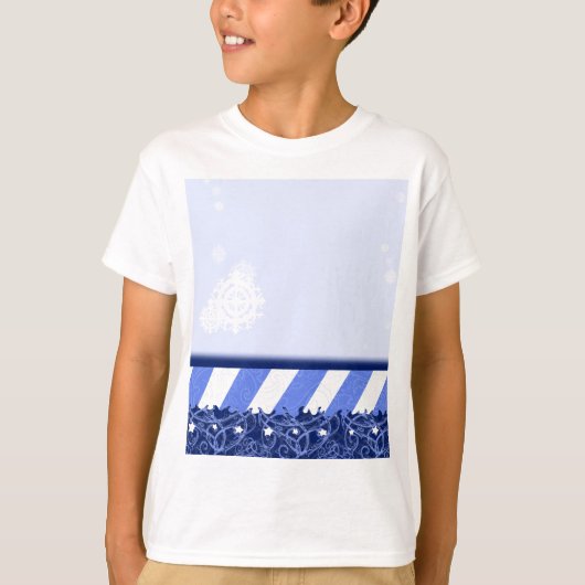 冬の青 Tシャツ (正面)