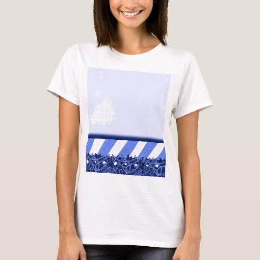 冬の青 Tシャツ (正面)