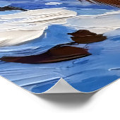 冬の静かな仲間:ビッグフットと子鹿 ポスター (角)