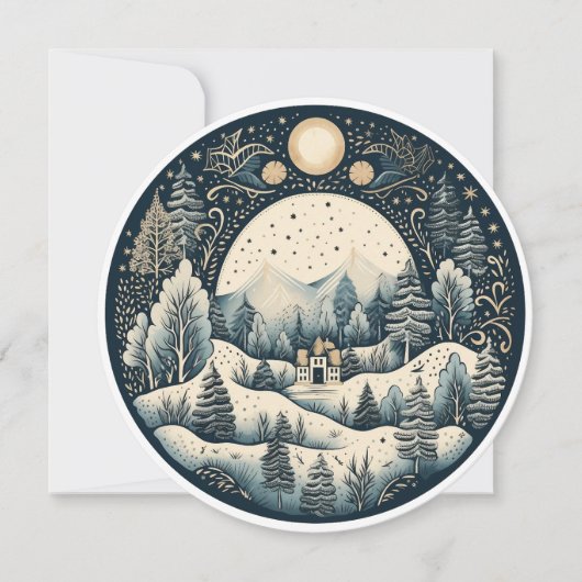 冬の静かな呪文 シーズンカード (正面)