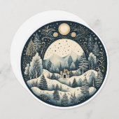 冬の静かな呪文 シーズンカード (正面/裏面)