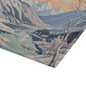 冬の静寂 カッティングボード (角)