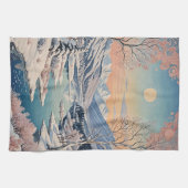 冬の静寂 キッチンタオル (横)