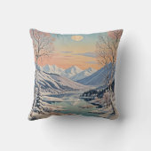 冬の静寂 クッション (裏面)