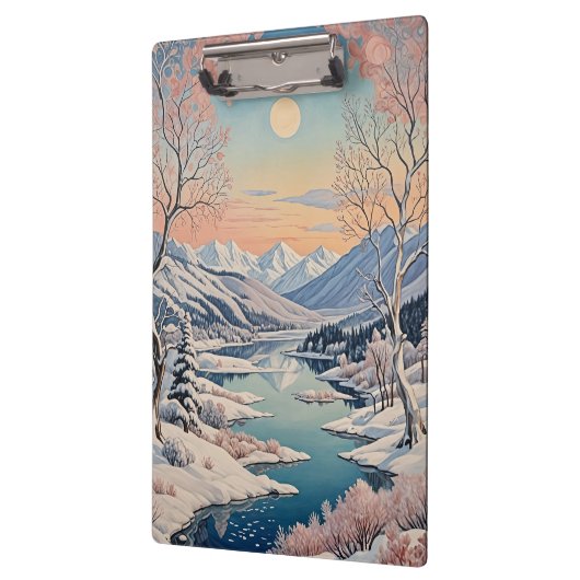 冬の静寂 クリップボード (左)