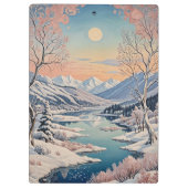 冬の静寂 クリップボード (裏面)