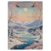 冬の静寂 クリップボード (正面)