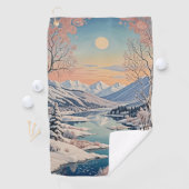 冬の静寂 ゴルフタオル (インサイチュ)