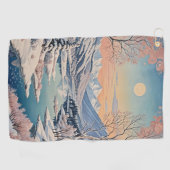 冬の静寂 ゴルフタオル (横)